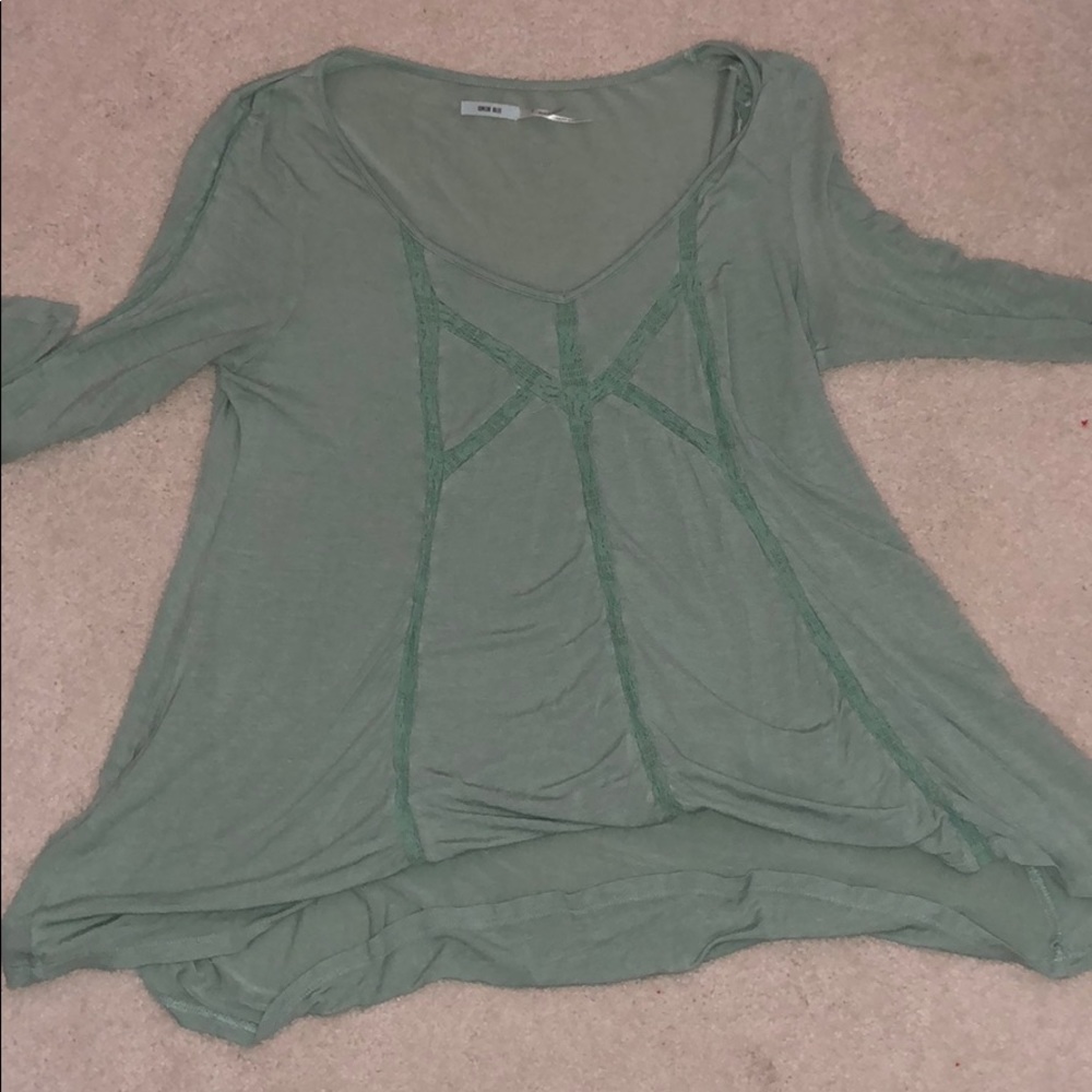 Turquoise top